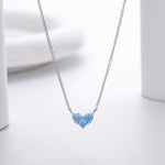 S925 Sterling Silver Niche Design Zirconia Necklace