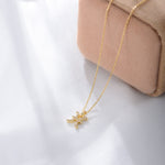 S925 Silver Zircon Inlaid Twelve Constellation Pendant Necklace