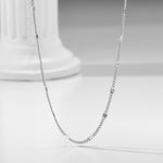 S925 Sterling Silver Gold-Plated Choker Necklace