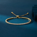 S925 Sterling Silver Micro-Pave Zircon Bracelet
