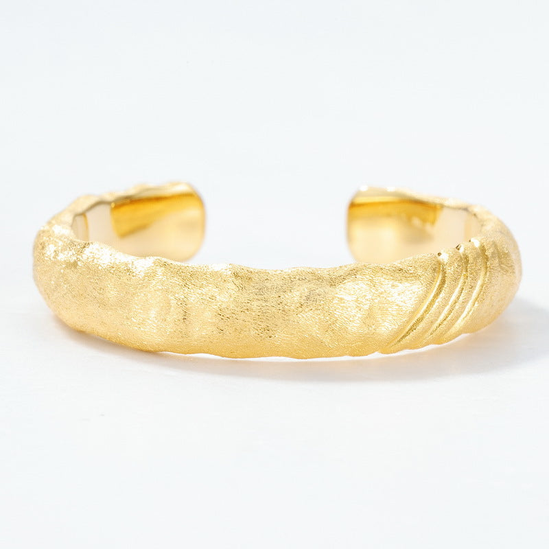 S925 Sterling Silver Gold Plated Ring