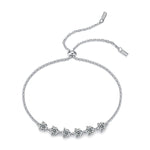 S925 Silver Moissanite Bracelet with Dreamy Hues