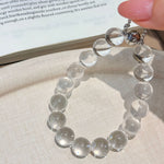 Ice-Clear Natural White Crystal Bracelet