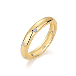 S925 Silver Gold-Plated Moissanite Ring