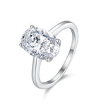 S925 Sterling Silver Stackable Moissanite Ring