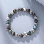 999 Pure Silver Six‑Syllable Mantra Bracelet High‑End StyleMen's Premium
