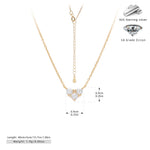 S925 Sterling Silver Niche Design Zirconia Necklace