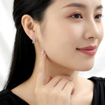 S925 Silver Long Moissanite Earrings