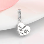 S925 Sterling Silver Heart-Shaped Lucky Tree Blue Enamel Inlaid Hollow Design Pendant
