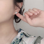 S925 Sterling Silver Moissanite Planet Earrings