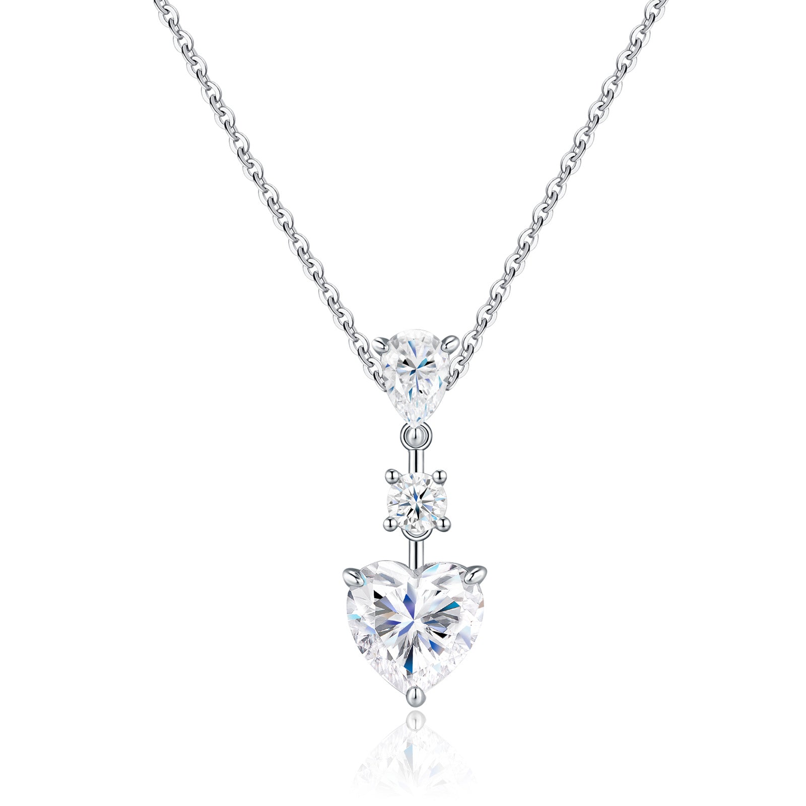S925 Silver Moissanite Necklace