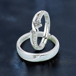 Mobius 925 Sterling Silver Couple Rings