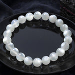 Natural White Moonstone Bracelet