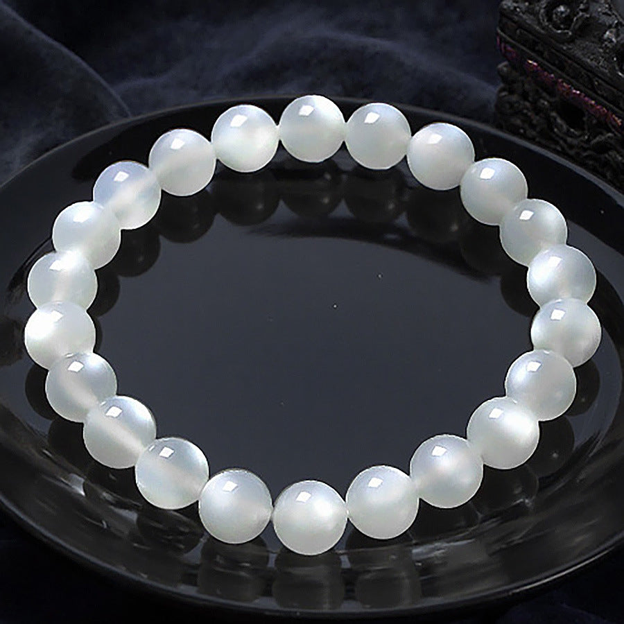 Natural White Moonstone Bracelet