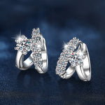 S925 Sterling Silver Moissanite Earrings
