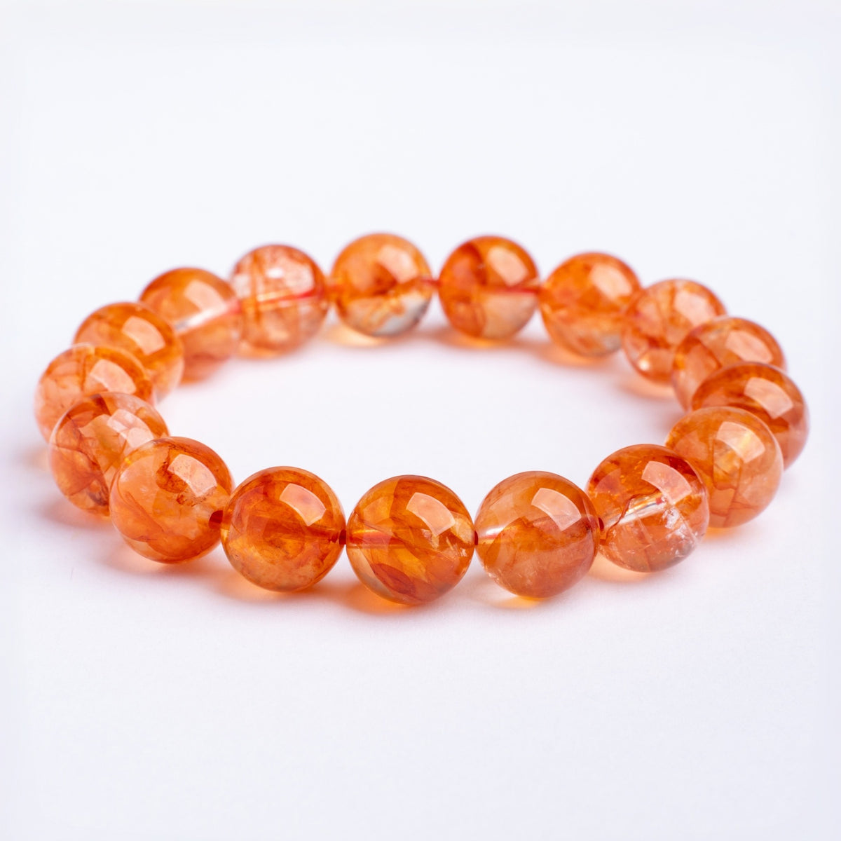 Natural Yellow Phantom Quartz Bracelet