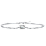 S925 Silver Aurora Moissanite Bracelet