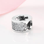 S925 Sterling Silver Four Leaf Clover Hollow Pendant