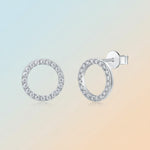 S925 Silver Exploration Moissanite Stud Earrings