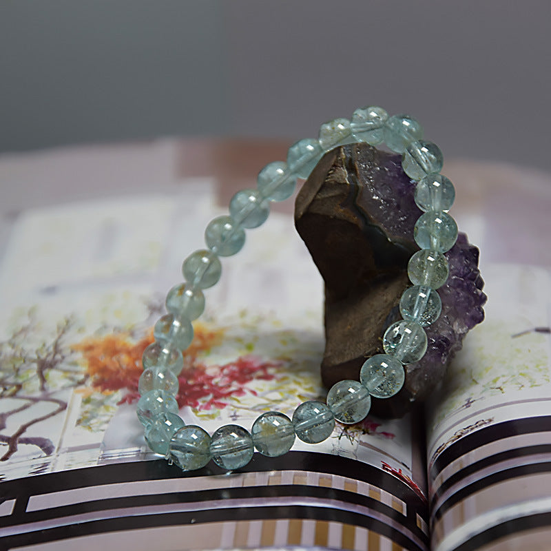 Natural Topaz and Crystal Bracelet