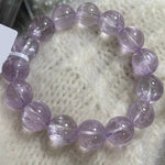Natural Lavender Amethyst Beaded Bracelet