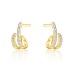 925 Sterling Silver and Zirconia Earrings