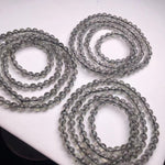 Natural Black Strawberry Quartz Multi-Strand Bracelet