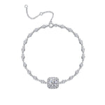 Moissanite S925 Sterling Silver Bracelet
