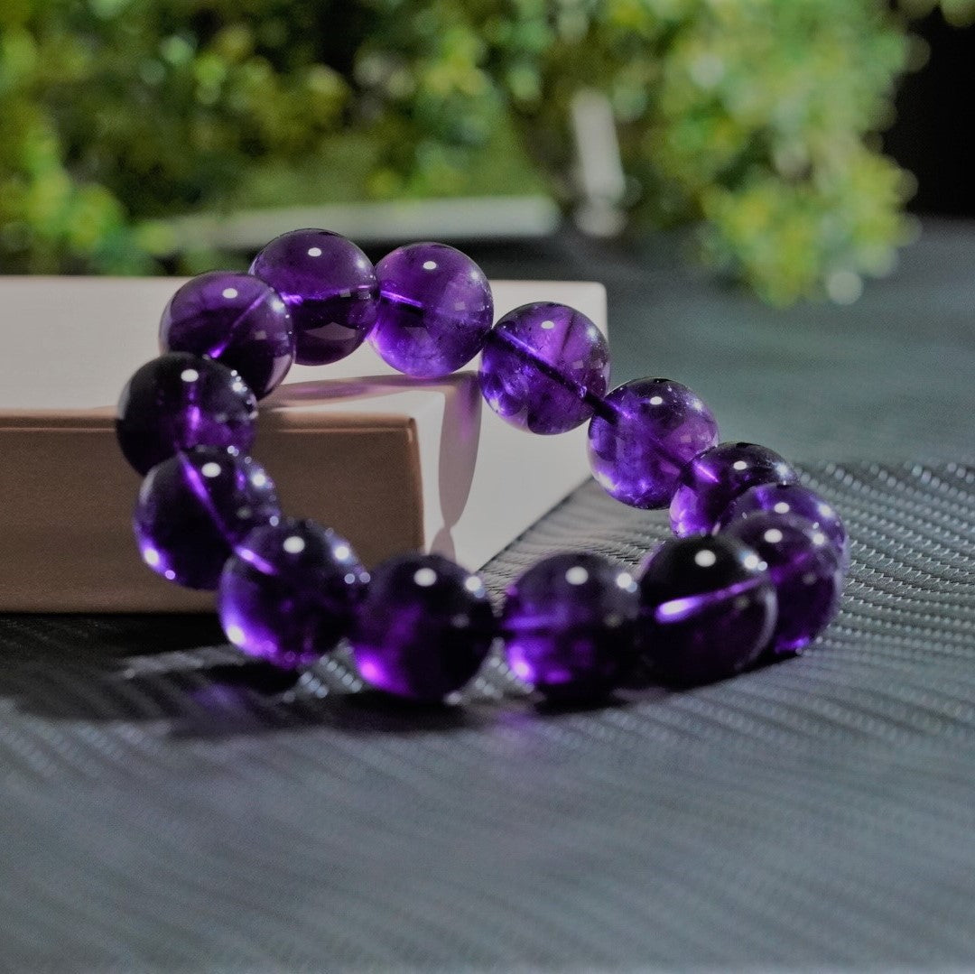 Natural Uruguayan Amethyst Bracelet