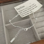 S925 Sterling Silver Wavy Bead Bracelet