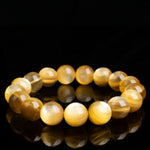 Natural Golden Lepidolite Bracelet