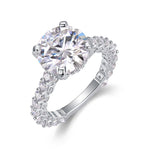 S925 Silver Stackable Moissanite Ring