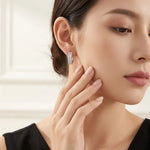 S925 Sterling Silver Moissanite Earrings