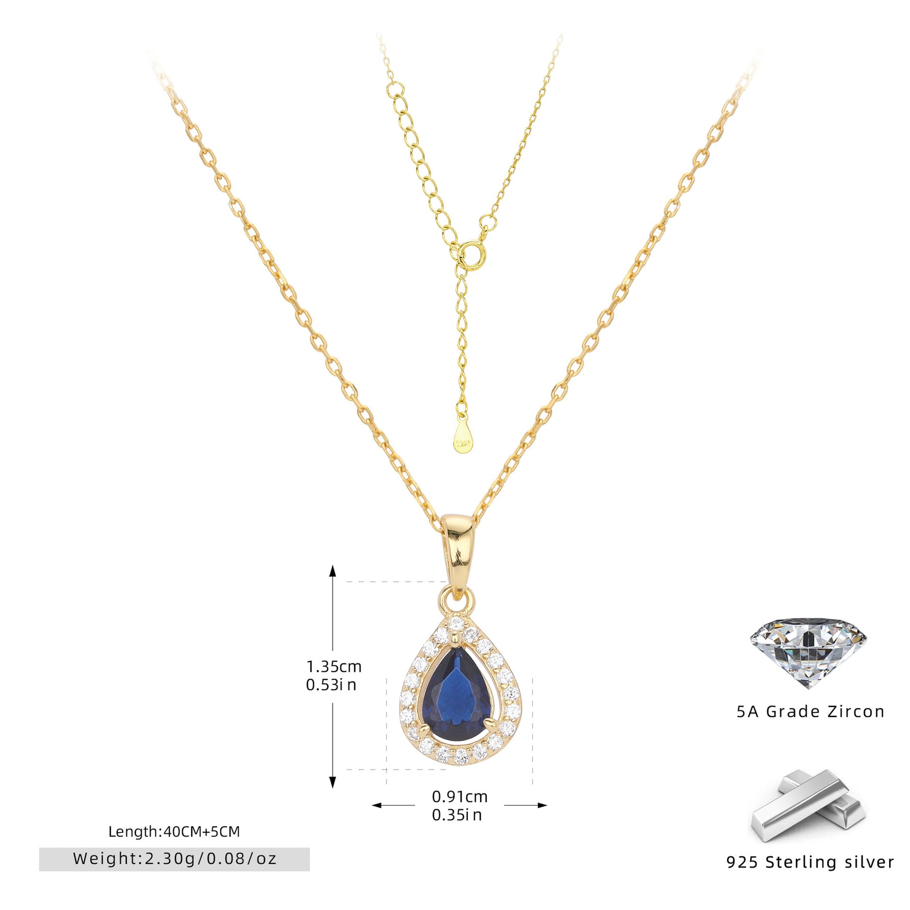 Double-layer zircon earrings and affordable luxury zircon necklace