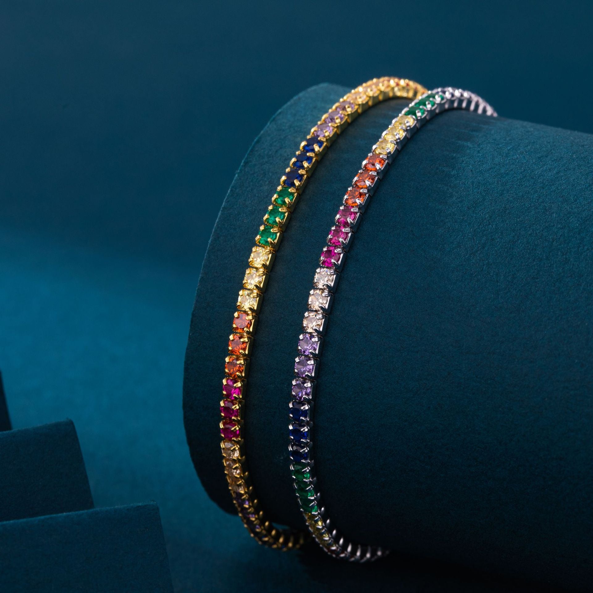 S925 Colorful Zircon Bracelet