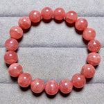 Natural Rhodochrosite Crystal Bracelet