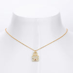 S925 Sterling Silver Fashionable Versatile Zirconia Necklace for Bags
