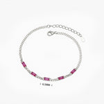S925 Sterling Silver Cubic Zirconia Bracelet