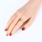 Simple S925 sterling silver ring, single zirconium basic style, adjustable index finger band