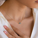 S925 Sterling Silver Zircon Inlaid Twelve Birthstone Pendants Clavicle Necklaces