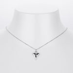 S925 Sterling Silver Heart Necklace