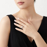 S925 Silver Stackable Moissanite Ring
