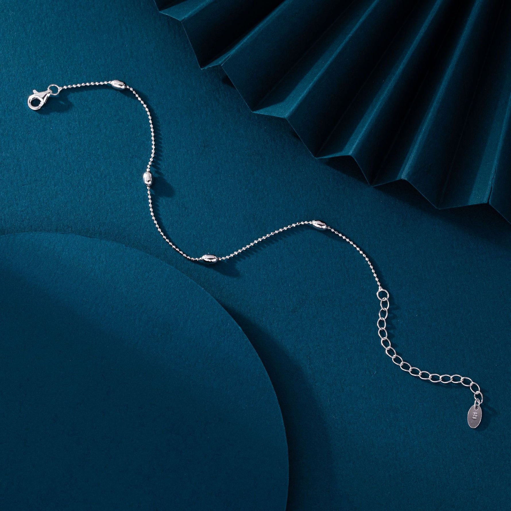 S925 Sterling Silver Tiny Bead Bracelet