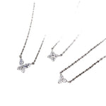 S925 Sterling Silver and Zircon Necklace