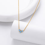 S925 Sterling Silver Niche Design Zirconia Necklace