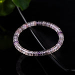 Natural High-Clarity Super Seven Amethyst Tablet-Style Bracelet