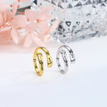 S925 Sterling Silver Openwork Cross Ring