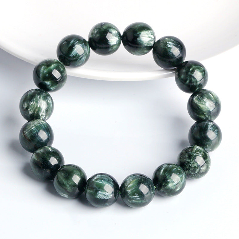 Natural Green Charoite Bracelet