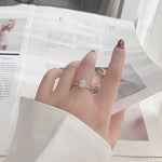 S925 Sterling Silver “Crowned for Love” Moissanite Ring