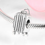 S925 Sterling Silver Suitcase Bead Pendant